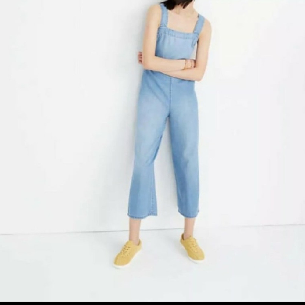 Madewell Light Blue Denim Overalls 14